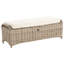Chilson 150cm Wide Curved Wicker Patio Sofa with Cushions-288867047