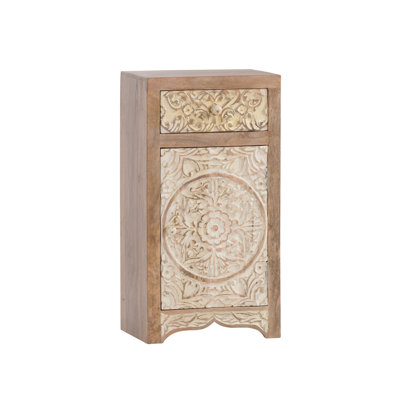Braelyne Solid Wood Freestanding Bathroom Cabinet
