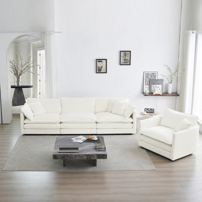Living Room Sofa 3Piece Upholstered Sofa Living Room Sectional Sofa Set Modern Sofa Set