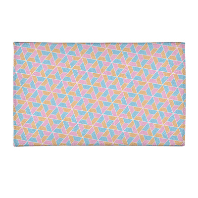Chenille Geometric Indoor Rug