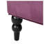 Causeuse en velours Raisin