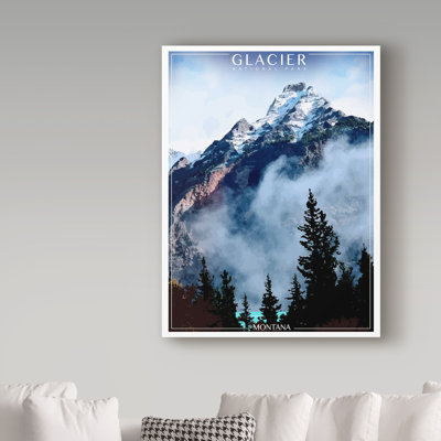Croswell 'Glacier National Park' Graphic Art Print on Wrapped Canvas
