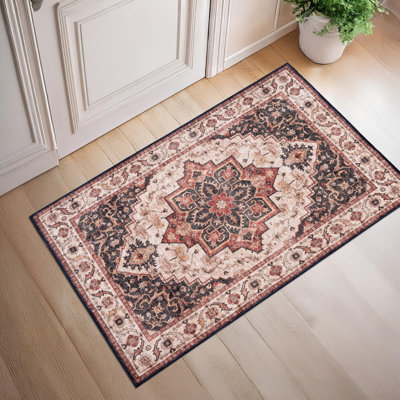 HAMILTON Rectangle Oriental Cotton Kilim Washable