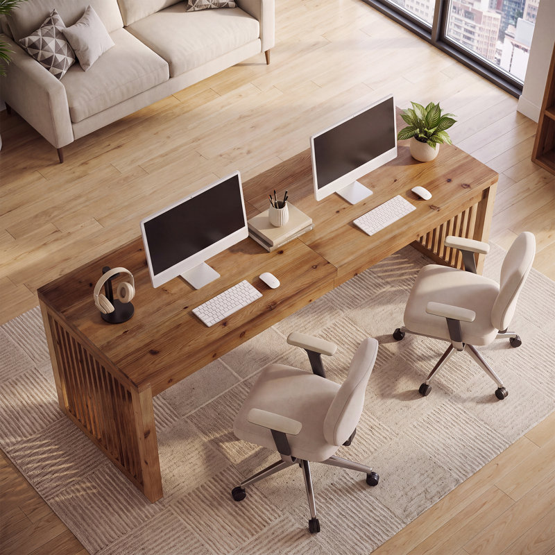 Solid Wood Computer Desk