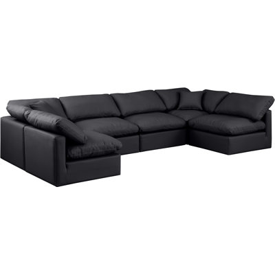 Itala Upholstered U-Shaped Sectional Reversible