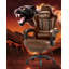 Metro Lane Adjustable Faux Leather Swiveling PC & Racing Game Chair-774596990