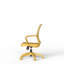 Chaise de bureau ergonomique en maille, supportant jusqu'à 159 kg (350 lb), avec accoudoirs fixes, jaune.-122307685-122307686-122307706