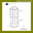 Glass Display Cabinet with Tempered Glass Doors, Adjustable Shelves & LED Lighting for Home Bar or Collectibles-118323439