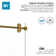 KW04 66 In. W X 76 In. H Single Sliding Frameless Shower Door With 3/8 In. Clear Glass