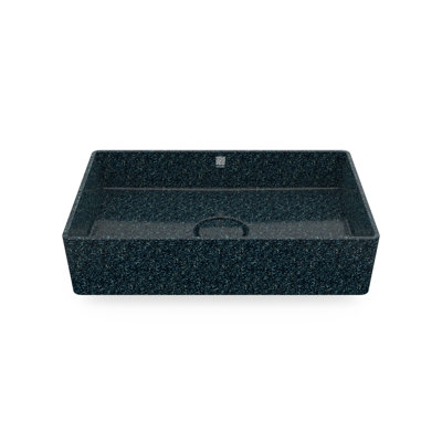 Woodio Cube60 15.75'' Wood Rectangular Bathroom Sink