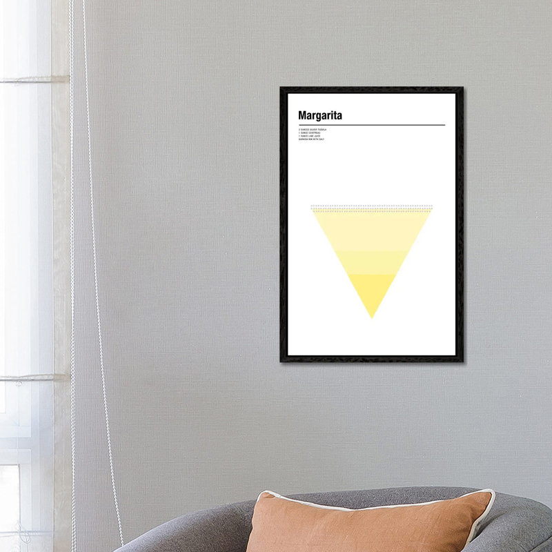 Margarita by Nick Barclay - Print on Canvas, Black Framed, 66.04 cm H x 45.72 cm W