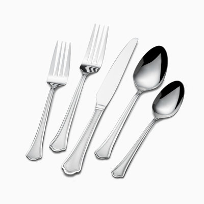 International Silver Capri Frost 51 Piece Flatware Set, Service For 8