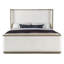 Linville Falls Upholstered Wingback Bed-87470605