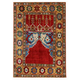 Ladik Prayer One-of-a-Kind 4'4" X 6'2" Area Rug