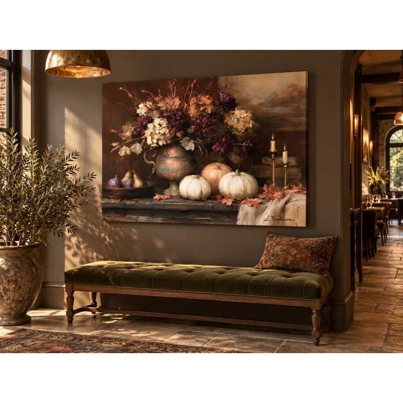 Art mural sur toile cuivrée cuivrée, 48" W x 36" H x 1.5" D