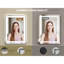 Miroir de salle de bain pour salle de bain avec lumière pour mur Miroir de maquillage à cadre 36 x 28 à DEL Smart Smart