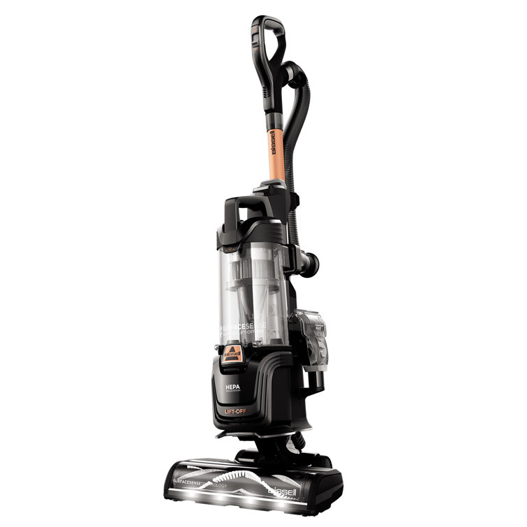 BISSELL SurfaceSense Allergen Lift-Off Pet Upright Vacuum, with Tangle-Free Multi-Surface Brush Roll, LED Headlights, & Lift-Off Technology 3415