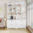 79.9"H Storage Bookcase With Drawer-2029474020