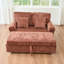 Canapé-lit en chenille avec coussin amovible-1171106395