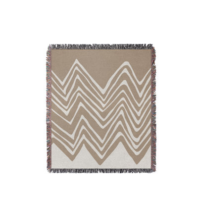 Addai Abstract Triangle Pattern Blanket 