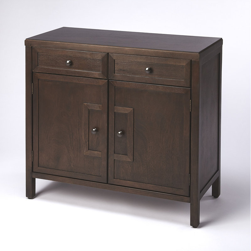 Imperial Console 2 Drawer Accent Cabinet, Brown