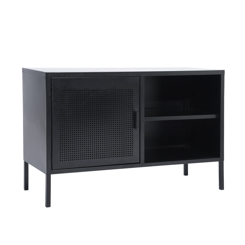 Sabine 1 -Door 2 -Shelf, Black