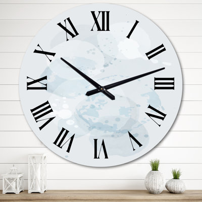 Bohemian Pastel Shape Composition II Wall Clock