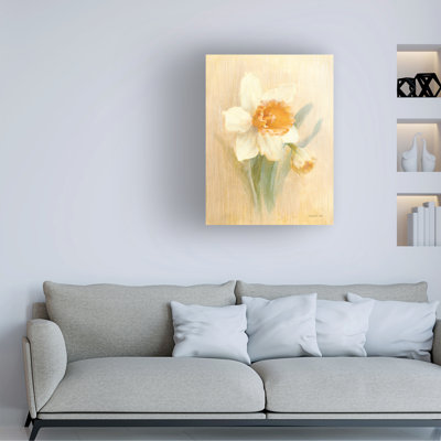 Danhui Nai March Trumpet Daffodil Canvas Art
