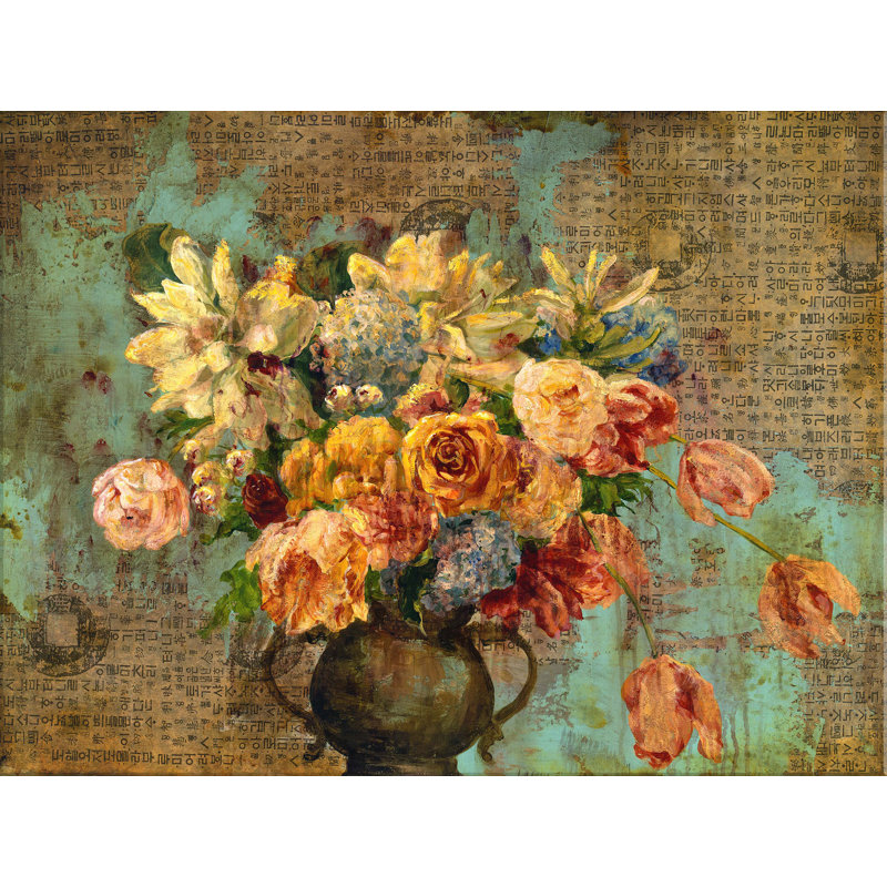 Asian Flowers Print