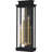 Noelle 2-Light Matte Black Outdoor Wall Lantern
