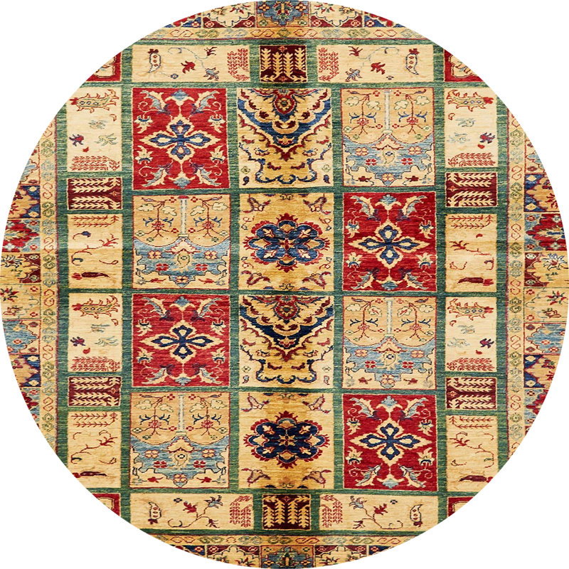 Tapis abstrait moderne 680, Rond 3 pi