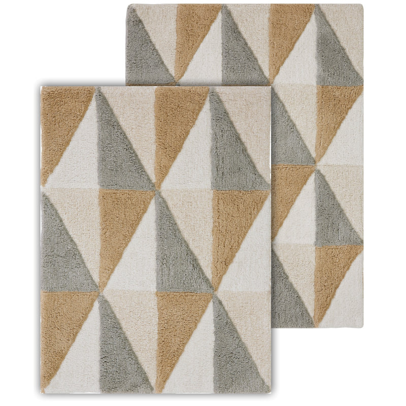 Ensemble de tapis pour salle de bain 2 pièces Chevery, Spa