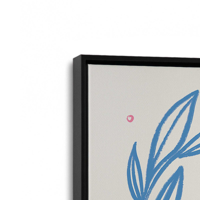 «Wild Petals», reproduction sur toile, Cadre flottant noir satiné, H 30,75 po x l 20,75 po x P 1,75 po
