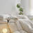 MooMee Striped Duvet Cover Set 100% Washed Cotton Linen Like Textured-105229477-112681251