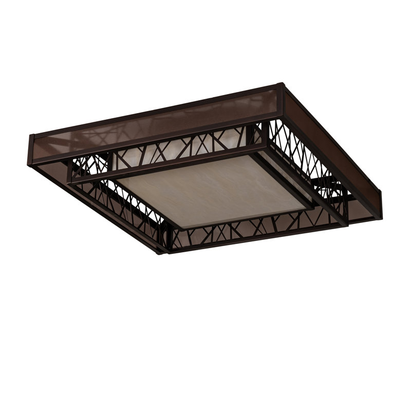Plafonnier semi-encastré Quadrato Led