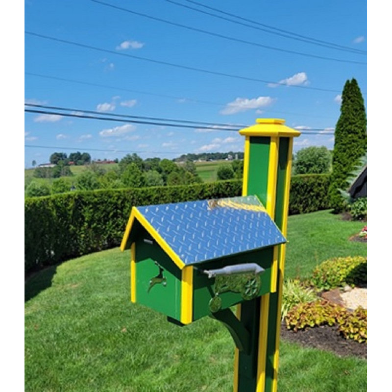Amish Mailbox, Handmade, Nature Design Barn Style