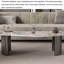 Table basse en marbre de forme unique-123011789