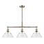 Luminaire suspendu linéaire à 3 lumières pour îlot de cuisine Weatherford-970020808-957329896