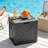 35 Gallon Water Resistant Lockable Resin Deck Box(Black)-122481014