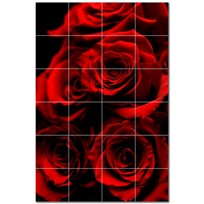 12'' x 12'' Satin Ceramic Decorative Mural