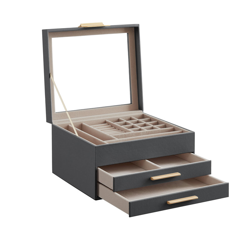 Betzy Jewellery Box +, Grey