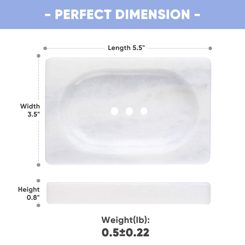 Natural Marble Soap Tray