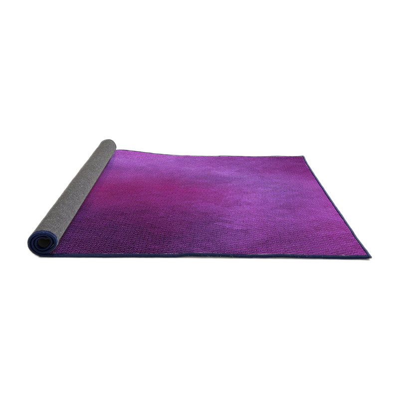 Tapis mauve en laine Witten, Carré 7 pi