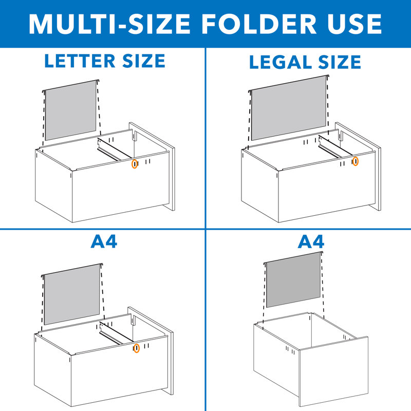 White Steel Mobile 3-Drawer Lockable File Cabinet