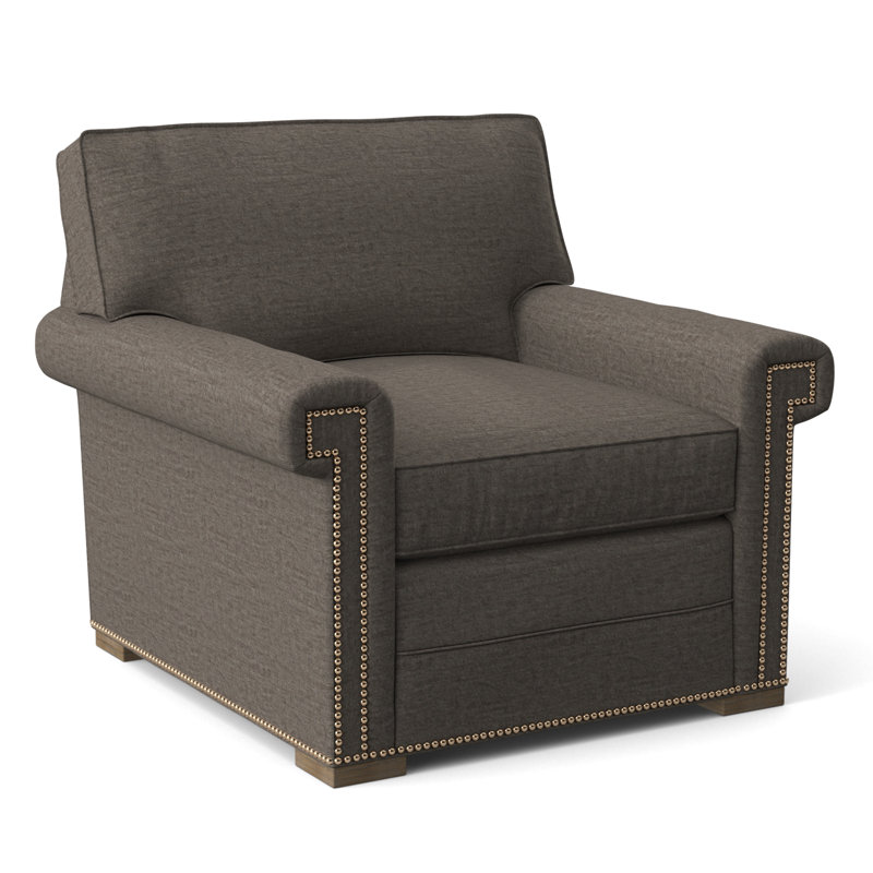 Davidson Armchair, Yes, Nadia Linen, Havana