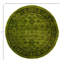 Overdyed One-of-a-Kind 9' 1" X 9' 1" Hand Knotted Area Rug