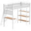 Lit mezzanine à 3 tablettes William