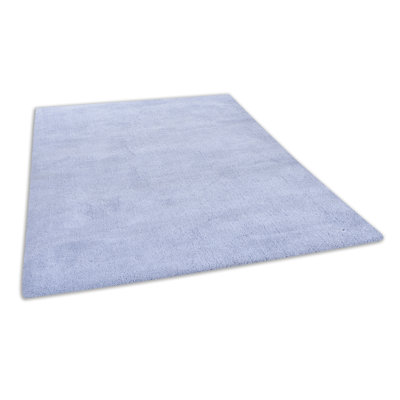 Solid Colour Hand Woven Area Rug
