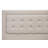 3-Piece Platform King Size Bed Set with 1 King Size Bed Frame and 2 Mid Century Nightstands - Reliable and Durable Manufacturing - Mist Beige Linen Fabric-1848635461-1848635460