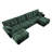 Chenille Modular Sectional Sofa